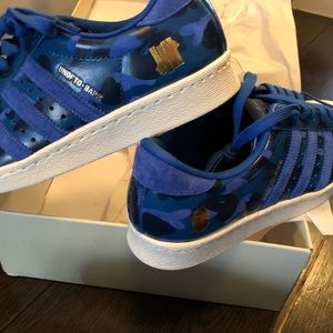 Adidas Superstar 80v Undefeated x Bape